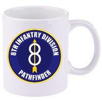 8th Infantry Division 11oz C Handle Ceramic Mug