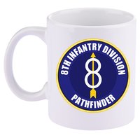8th Infantry Division 11oz C Handle Ceramic Mug
