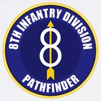 8th Infantry Division Flat Bill Trucker Hat