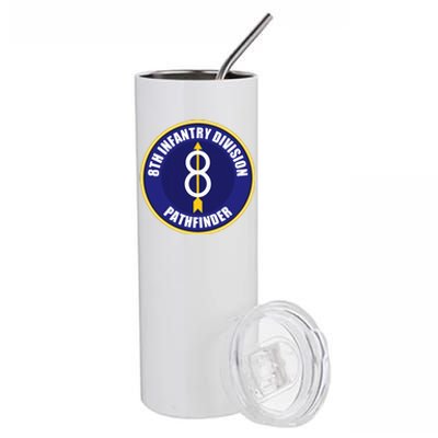 8th Infantry Division Stainless Steel Tumbler