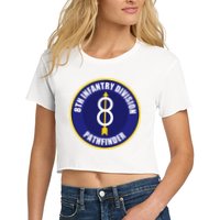 8th Infantry Division Women's Crop Top Tee