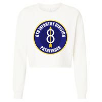 8th Infantry Division Cropped Pullover Crew