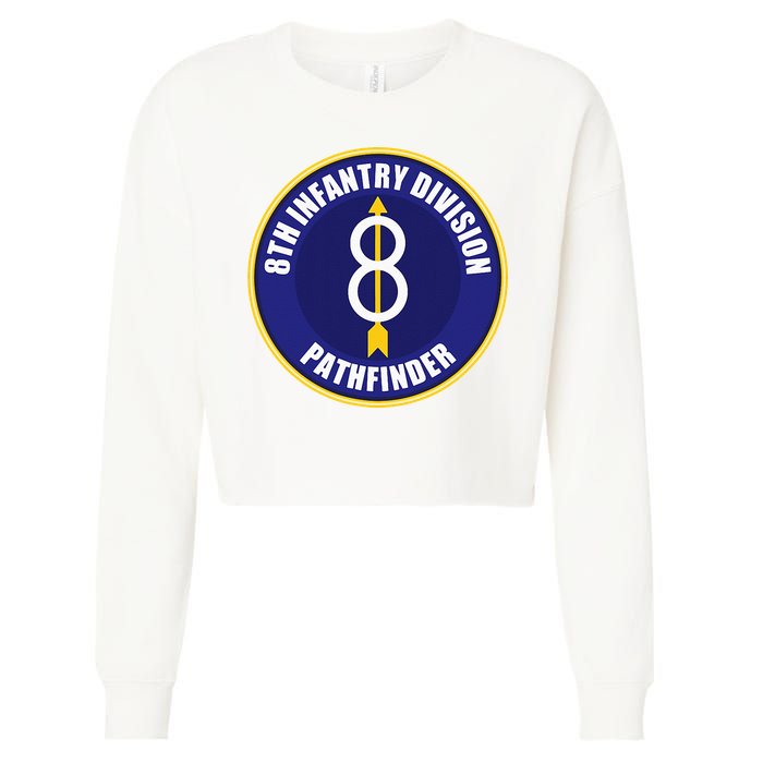 8th Infantry Division Cropped Pullover Crew