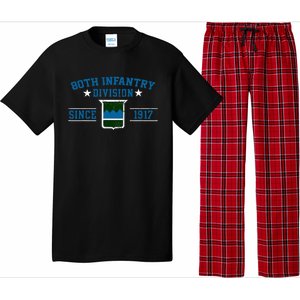 80th Infantry Division Veteran Military Father Day Christmas Pajama Set