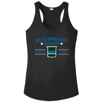 80th Infantry Division Veteran Military Father Day Christmas Ladies PosiCharge Competitor Racerback Tank