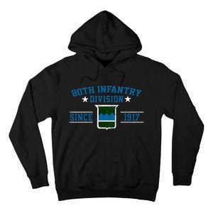 80th Infantry Division Veteran Military Father Day Christmas Tall Hoodie