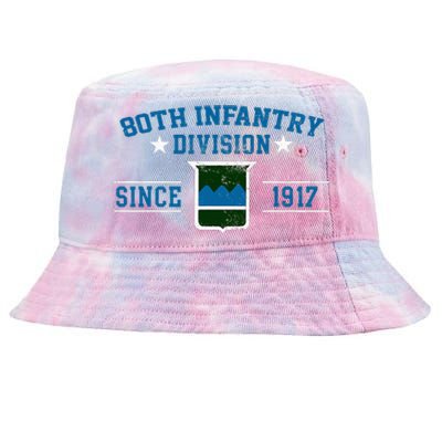 80th Infantry Division Veteran Military Father Day Christmas Tie-Dyed Bucket Hat