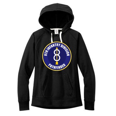 8th Infantry Division Women's Fleece Hoodie