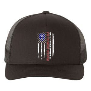 8th Infantry Division Veteran Usa Flag Veterans Day Xmas Yupoong Adult 5-Panel Trucker Hat