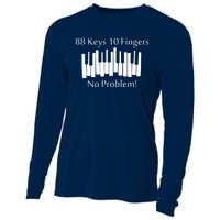 88 Keys 10 Fingers No Problem Piano Keyboard Gift Cooling Performance Long Sleeve Crew