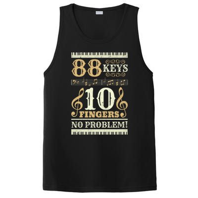 88 Keys 10 Fingers Piano Lover Players Gift Funny Musical Pianist Gift PosiCharge Competitor Tank