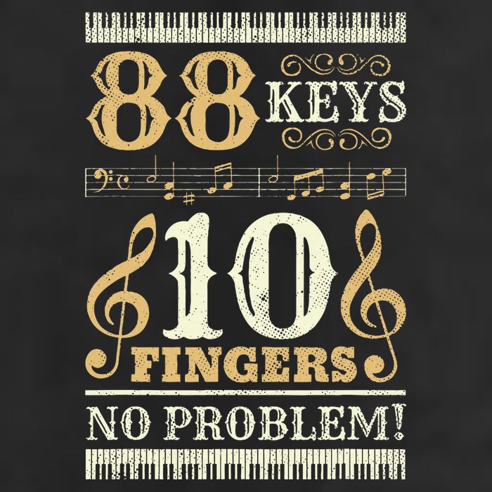 88 Keys 10 Fingers Piano Lover Players Adult Drive Performance Visor