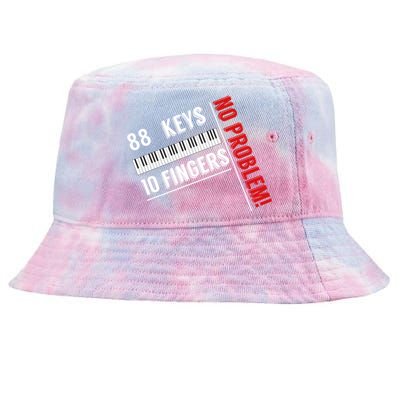 88 Keys 10 Fingers Tie-Dyed Bucket Hat