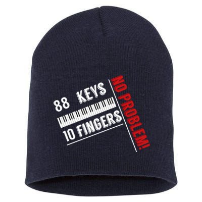 88 Keys 10 Fingers Short Acrylic Beanie