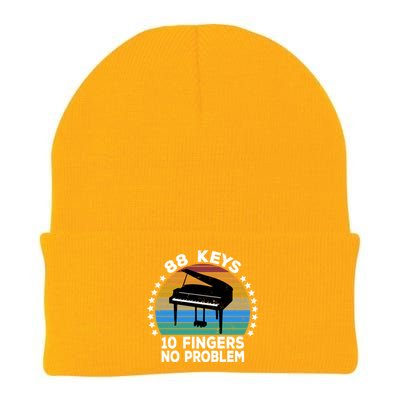 88 Keys 10 Fingers Pianist Musician Piano Keyboard Player Gift Knit Cap Winter Beanie