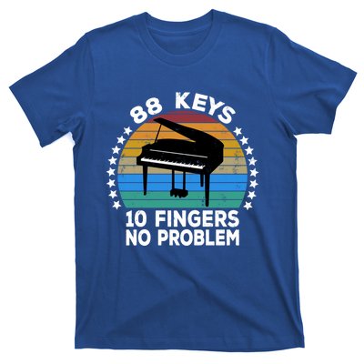 88 Keys 10 Fingers Pianist Musician Piano Keyboard Player Gift T-Shirt