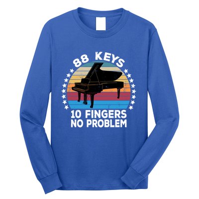 88 Keys 10 Fingers Pianist Musician Piano Keyboard Player Great Gift Long Sleeve Shirt