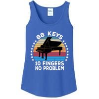 88 Keys 10 Fingers Pianist Musician Piano Keyboard Player Great Gift Ladies Essential Tank