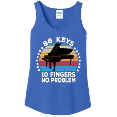 88 Keys 10 Fingers Pianist Musician Piano Keyboard Player Great Gift Ladies Essential Tank