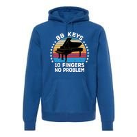 88 Keys 10 Fingers Pianist Musician Piano Keyboard Player Great Gift Premium Hoodie