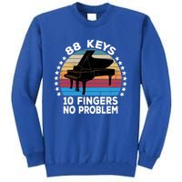 88 Keys 10 Fingers Pianist Musician Piano Keyboard Player Great Gift Tall Sweatshirt