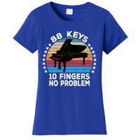 88 Keys 10 Fingers Pianist Musician Piano Keyboard Player Great Gift Women's T-Shirt