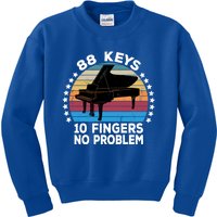 88 Keys 10 Fingers Pianist Musician Piano Keyboard Player Great Gift Kids Sweatshirt