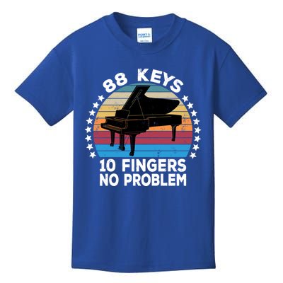 88 Keys 10 Fingers Pianist Musician Piano Keyboard Player Great Gift Kids T-Shirt