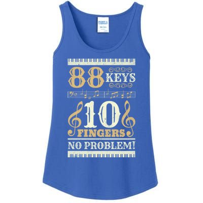 88 Keys 10 Fingers Piano Lover Players Funny Musical Pianist Gift Ladies Essential Tank