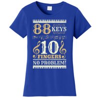 88 Keys 10 Fingers Piano Lover Players Funny Musical Pianist Gift Women's T-Shirt