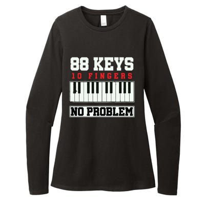 88 Keys Pianist Grand Piano Keyboard Key Music Musician Gift Womens CVC Long Sleeve Shirt