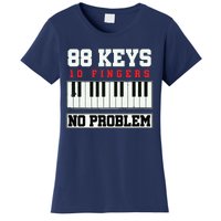 88 Keys Pianist Grand Piano Keyboard Key Music Musician Gift Women's T-Shirt