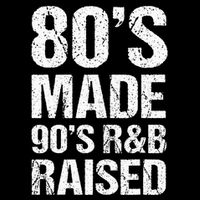 80S Made 90S R&B Raised Old School Rnb Music Lover Stripe Pom Pom Beanie