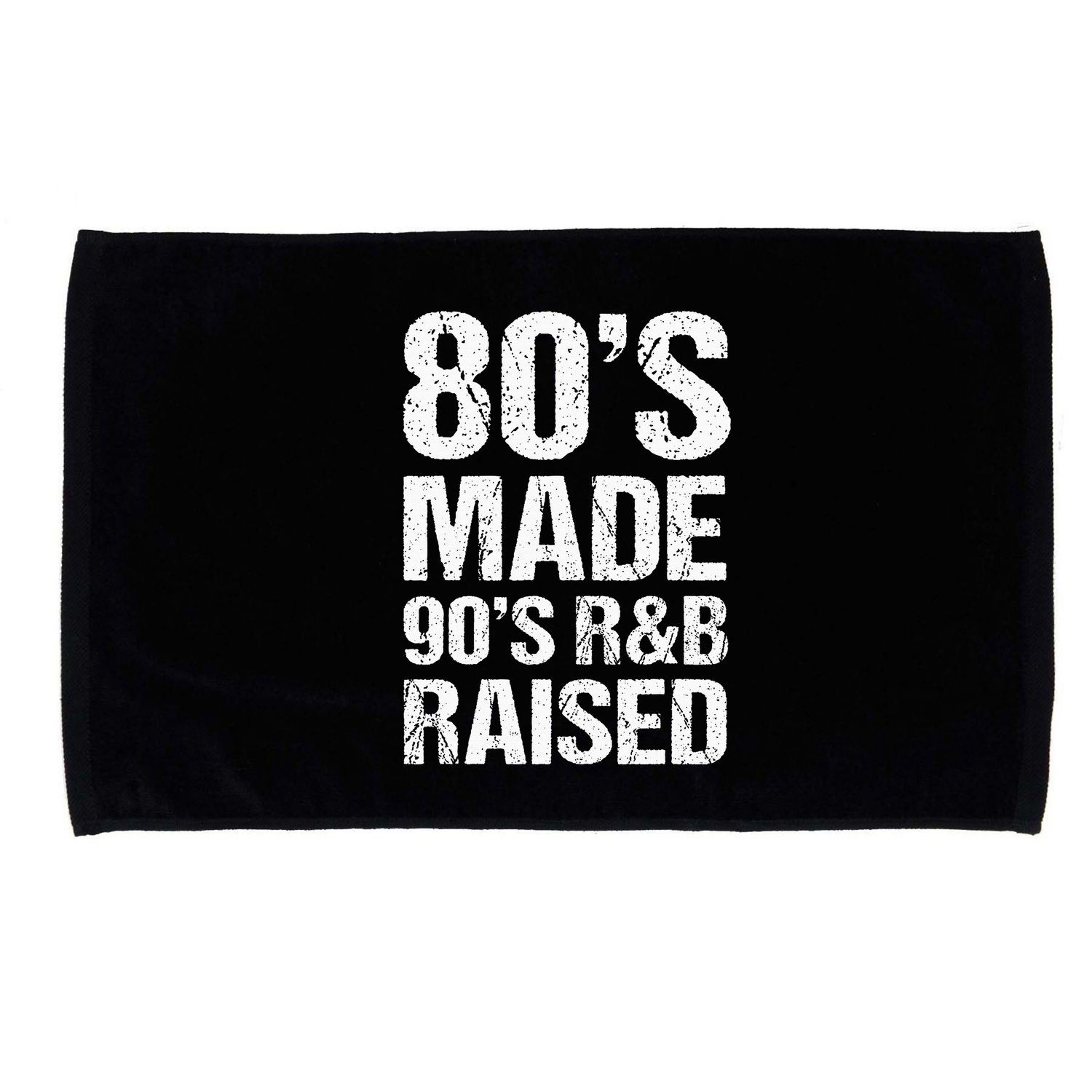 80S Made 90S R&B Raised Old School Rnb Music Lover Microfiber Hand Towel