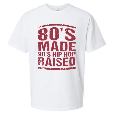 80’S Made 90’S Hip Hop Raised Sueded Cloud Jersey T-Shirt