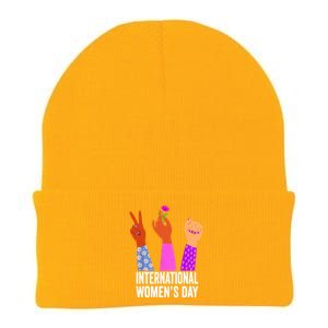 8 March Happy Women Day International Women Day Knit Cap Winter Beanie