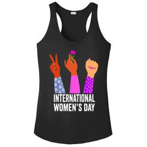 8 March Happy Women Day International Women Day Ladies PosiCharge Competitor Racerback Tank