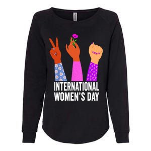 8 March Happy Women Day International Women Day Womens California Wash Sweatshirt