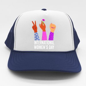 8 March Happy Women Day International Women Day Trucker Hat