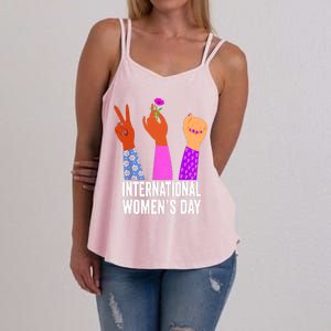 8 March Happy Women Day International Women Day Women's Strappy Tank