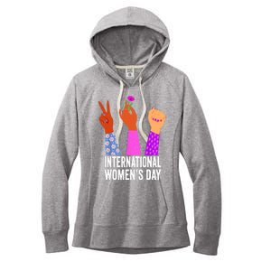 8 March Happy Women Day International Women Day Women's Fleece Hoodie