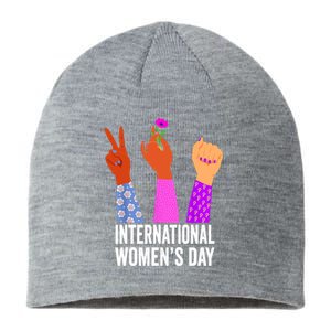 8 March Happy Women Day International Women Day Sustainable Beanie