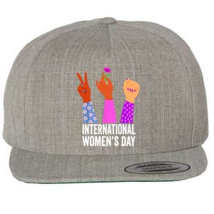 8 March Happy Women Day International Women Day Wool Snapback Cap