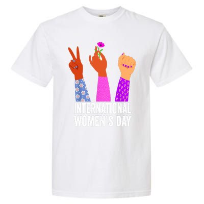 8 March Happy Women Day International Women Day Garment-Dyed Heavyweight T-Shirt