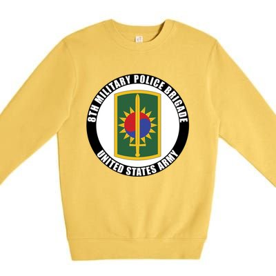 8th Military Police Brigade United States Army Veteran Gift Premium Crewneck Sweatshirt