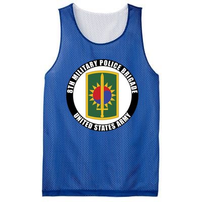 8th Military Police Brigade United States Army Veteran Gift Mesh Reversible Basketball Jersey Tank