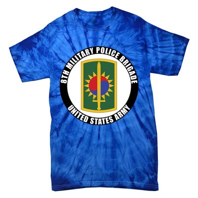 8th Military Police Brigade United States Army Veteran Gift Tie-Dye T-Shirt