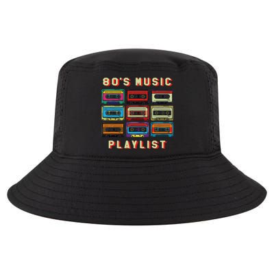 80s Music Playlist 1980 80s Cassette Collector Cool Comfort Performance Bucket Hat