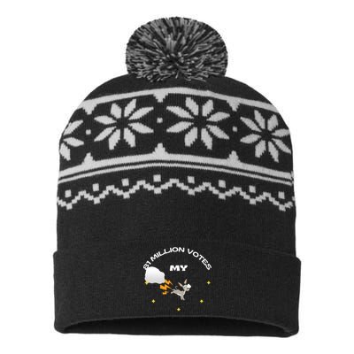 81 Million Votes USA-Made Snowflake Beanie