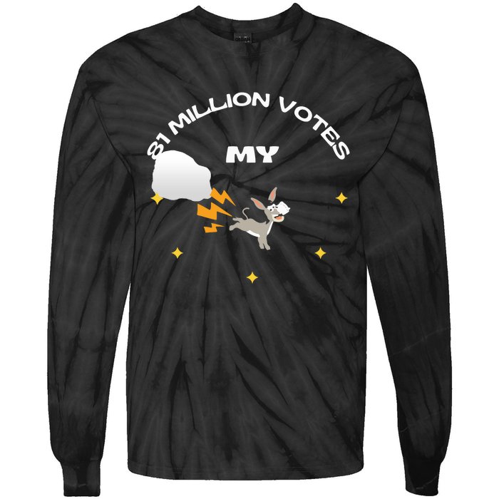 81 Million Votes Tie-Dye Long Sleeve Shirt